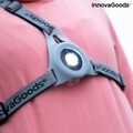 Ham sport cu lumini LED Safelt InnovaGoods, USB, gri/negru