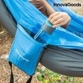 Hamac dublu pentru Camping Swing & Rest InnovaGoods, 270x140 cm, tesatura de parasuta