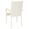 Set gradina/terasa, masa + 4 scaune, Presley, otel, gri
