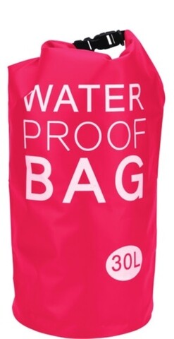 Geanta pentru cumparaturi Waterproof, 30L, 27×61 cm, polivinil, roz