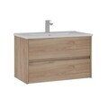 Dulap de baie cu chiuvetă, Hanah Home, Side 85 v2, Stejar
