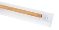 Suport magnetic pentru servetele de bucatarie, Wenko, Magna, 30 x 8 x 6 cm, metal/bambus, alb