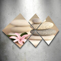 Set 4 tablouri decorative, 4MDF93053368, MDF, Imprimat UV, Multicolor
