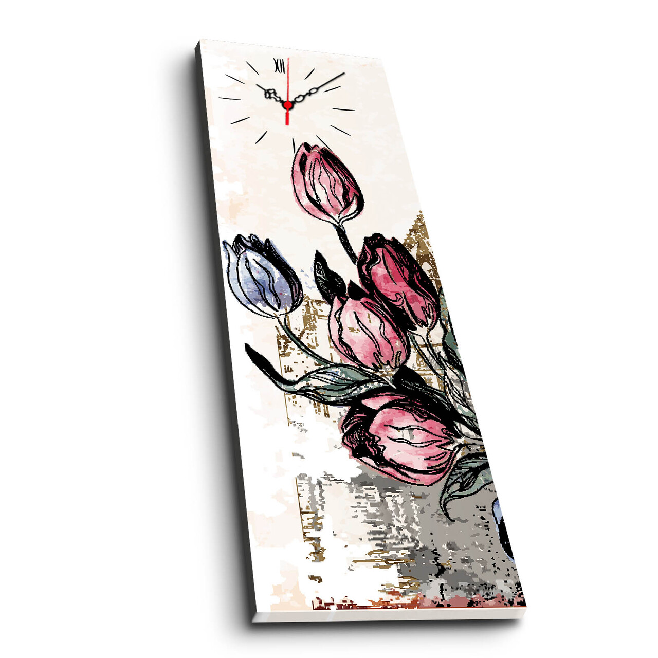 Ceas de perete, 3090CS-32, 30 x 90 cm, Multicolor - view 4