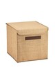 Cutie de depozitare din pâslă, YLC.K.K.034, 30x30x30 cm, Iuta, Natural