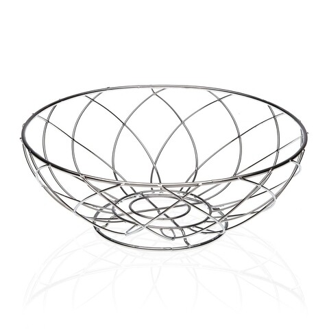 Cos pentru fructe Susannah, Versa, Ø26x9.5 cm, metal cromat