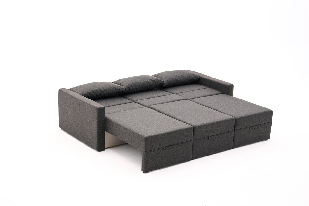 Canapea extensibila 3 locuri, Atelier del Sofa, 613LFS1128, Antracit — imaginea 7