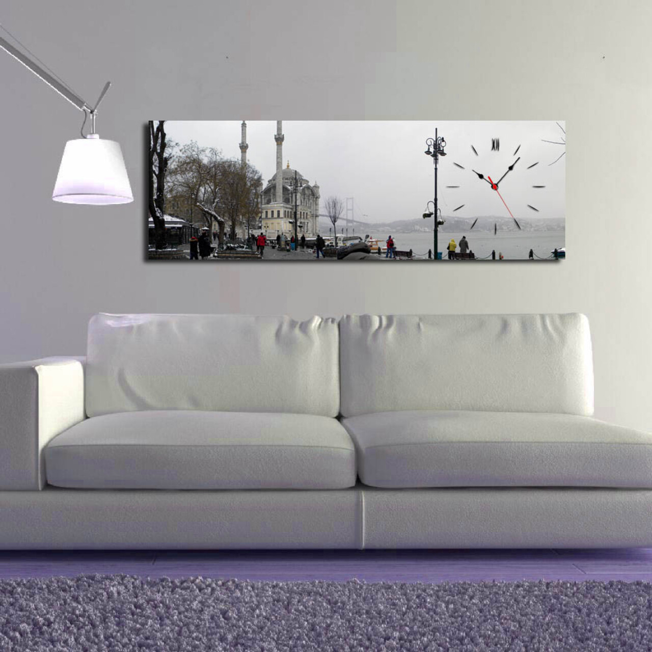 Ceas de perete 3090CS-11 30 x 90 cm Multicolor