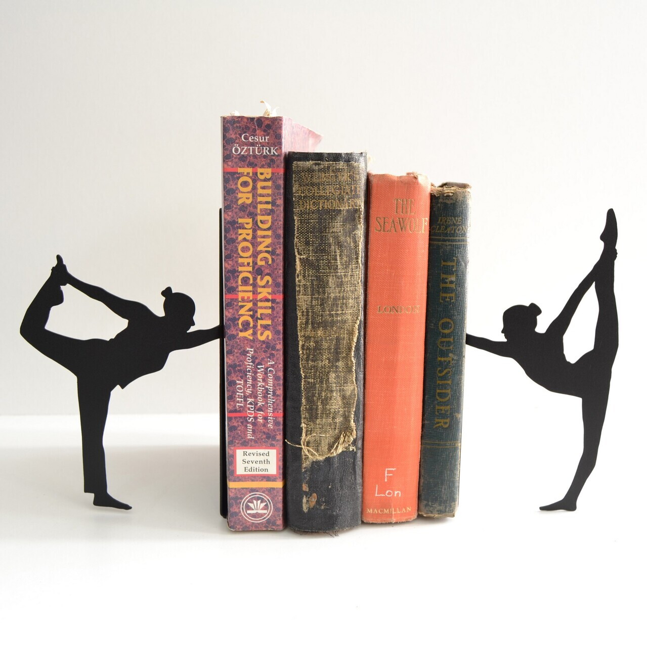 Opritor de carti, RT-MET-BOOKEND-004, Dimensiune: 22 x 8,2 x 19 cm (1 bucată), Negru