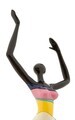 Figurina decorativa Dancing Girl Rubic -A, Mauro Ferretti, 12.5x10x38 cm, polirasina, multicolor