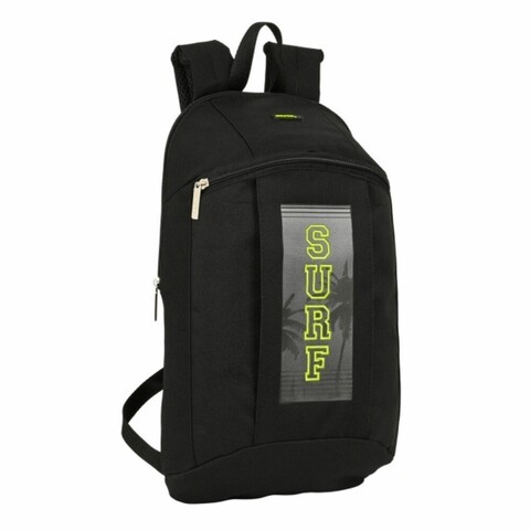 Rucsac pentru copii, safta, surf mini, 22 x 39 x 10 cm, poliester, negru