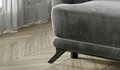 Canapea extensibila 3 locuri ELTAP, Meg21, Megis, 242x95x90 cm, lemn/poliester, gri