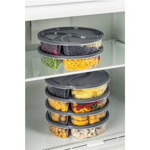 Set recipiente depozitare, Hermia, 964FRM1198, PLASTIC, Antracit