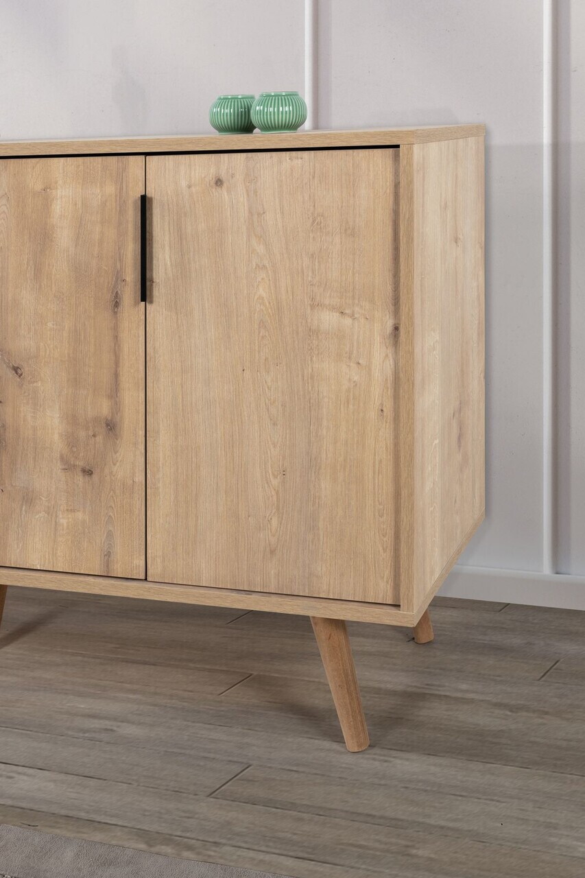 Consola, Hanah Home, Sırma 4514, 150x82x44 cm, PAL, Maro — imaginea 4