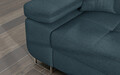 Coltar extensibil dreapta 4 locuri ELTAP, Armd-46, Armando, 289x203x85 cm, lemn/poliester, albastru