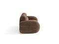 Canapea 3 locuri, Neo, Micadoni Home, 220x100x83 cm, tesatura Chenille Silencio, maro