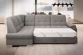 Coltar extensibil stanga 3 locuri ELTAP, LT-04LO, Sado, 272x192x95 cm, lemn/poliester, gri