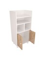 Dulap multifunctional, Estella, Lia, Pin Atlantic / Alb