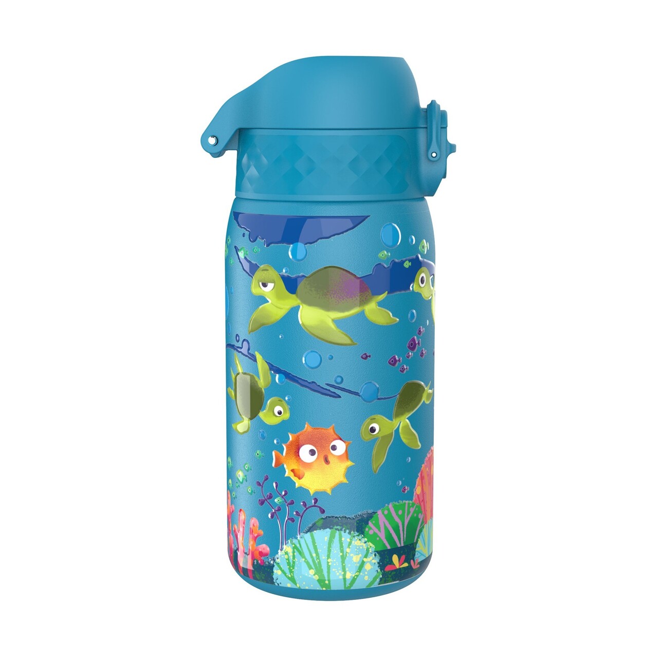 Sticla apa pentru copii, inox, 400ml, Sea Turtle - Ion8 - imagine 4