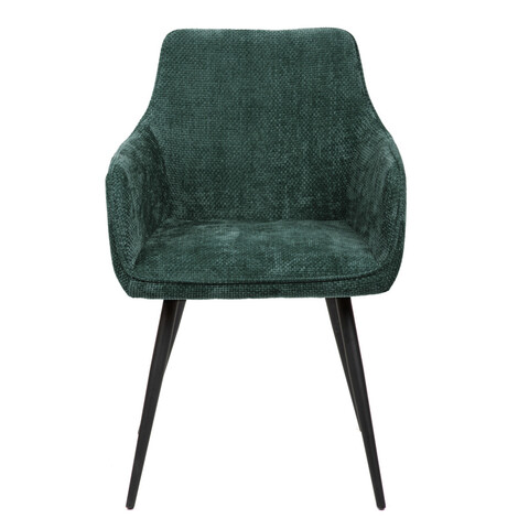 Scaun Satori Pop, Homla, 59x57x84 cm, MDF/metal/poliester, verde
