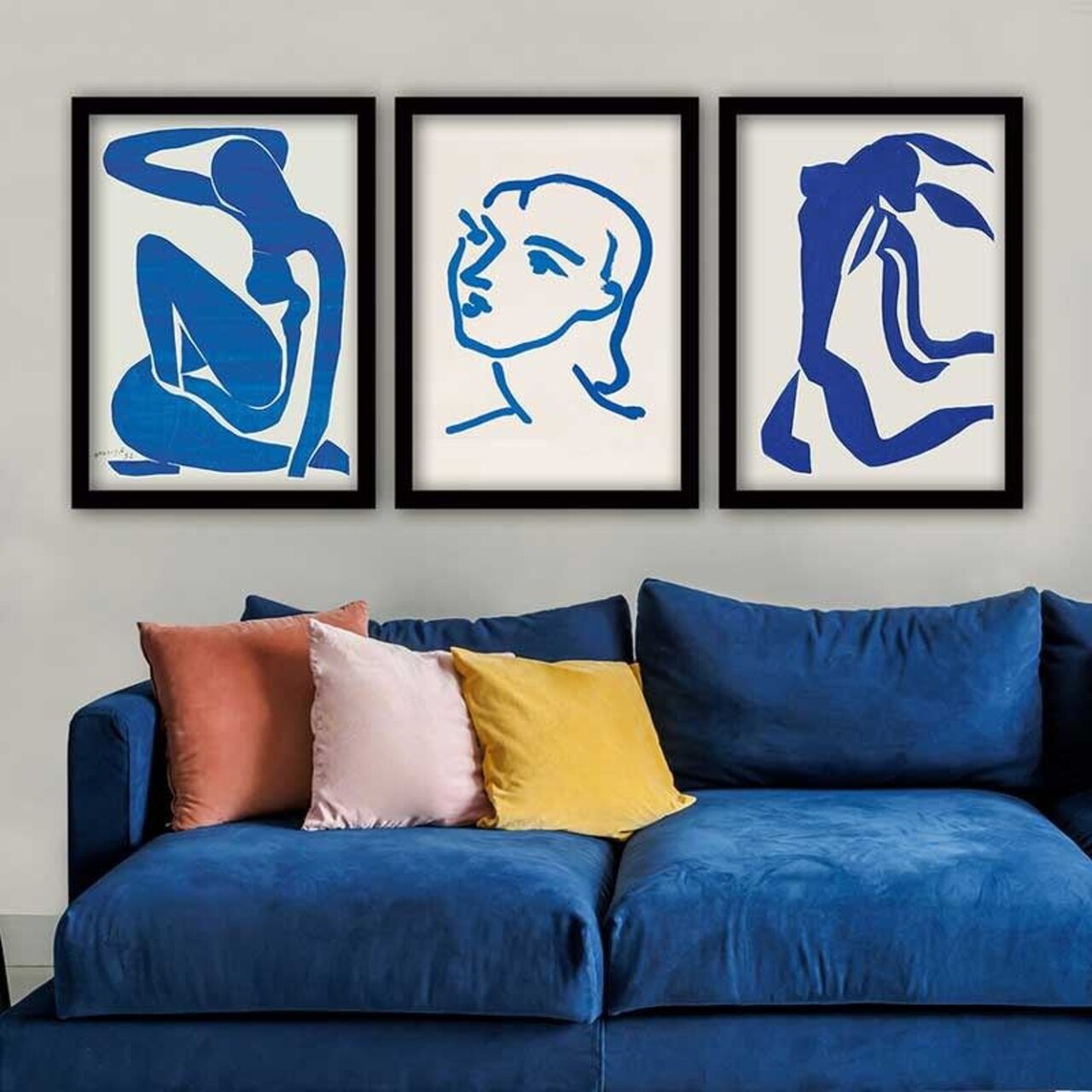 Set 3 tablouri decorative 3SC_UN024616_5575 Polistiren Multicolor