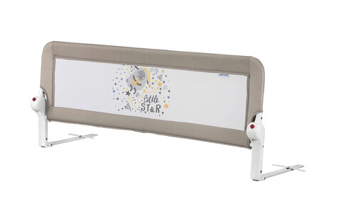 Margine de siguranta pentru pat, Kuzucuk, 120×50 cm, Plastic, Gri mezoni.ro
