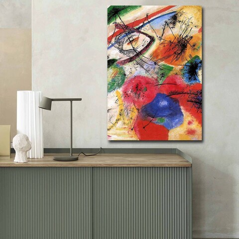 Tablou decorativ, 70100FAMOUSART-065, Canvas, 70 x 100 cm, Multicolor Canvart