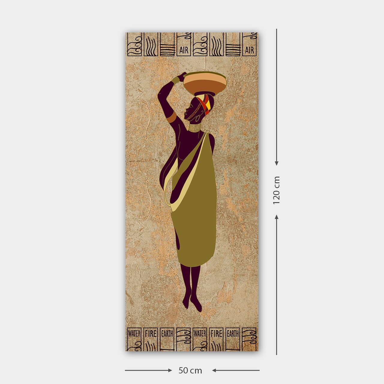 Tablou decorativ, DKY51469661173_50120, Cadru: 100% LEMN (grosime: 3 cm), Multicolor - view 3