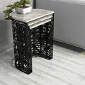 Set masute 3 piese, Hommy Craft, Stil, Alb