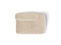 Modul dreapta pentru canapea, 2 locuri, Martina-212, Micadoni Home, 133x106x75 cm, velur, bej deschis