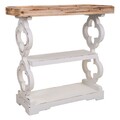 Consola Creaciones Meng, 80x36x83 cm, lemn de brad/MDF