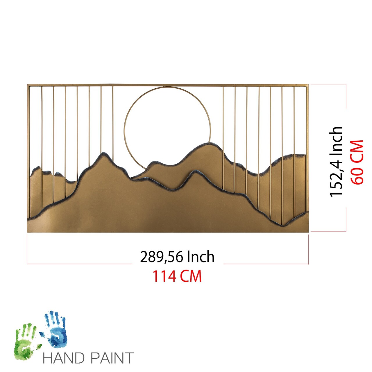 Decoratiune, Sagarmatha, Dimensiuni: 114 x 4 x 60 cm, Multicolor - view 8