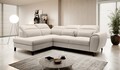 Coltar extensibil stanga 4 locuri ELTAP, LT-22IN, Noble, 255x201x100 cm, lemn/poliester, bej deschis