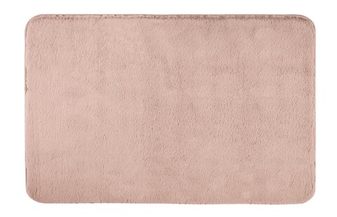 Cooras de baie, Wenko, Saravan, 50 x 80 cm, poliester/plastic, roz