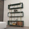 Corp biblioteca, Zena Home, Bruti, 120x180x29.6 cm, PAL, Verde