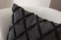 Husa de perna, Tuffet, 43x43 cm, Material: 100% POLIESTER, Negru