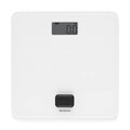 Cantar digital pentru baie, Brabantia, White, 30x30x4.3 cm, fara baterii, polipropilena/sticla, alb