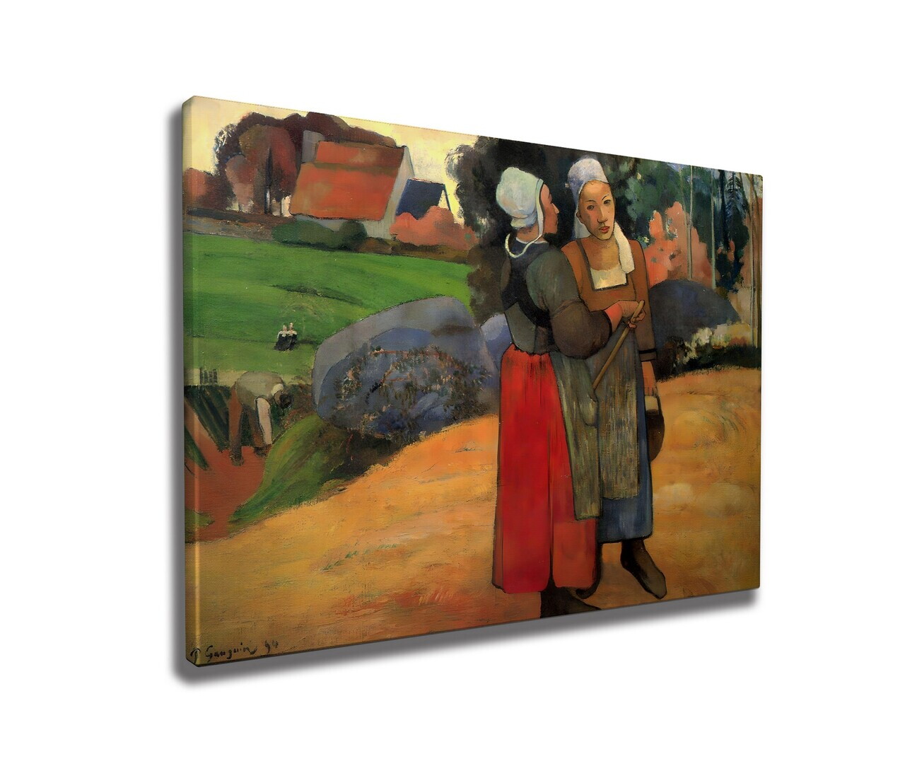 Tablou decorativ, WY299 (70 x 100), Amestec bumbac, Canvas imprimat, Multicolor — imaginea 2