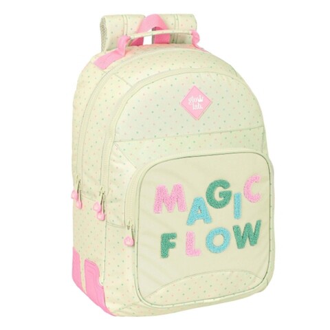 Ghiozdan, Glow Lab, Magic Flow, 32 x 42 x 15 cm, poliester, multicolor Glow Lab