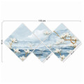 Set 4 tablouri decorative, 4MDF1572198562, MDF, Imprimat UV, Multicolor