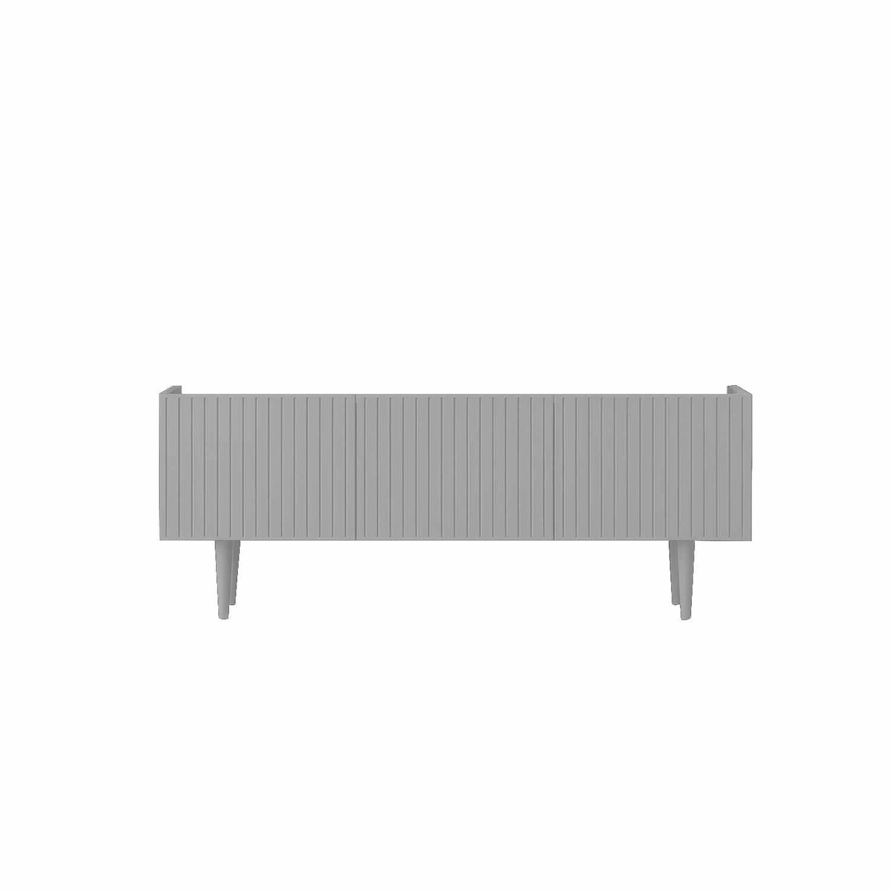 Comoda TV, Hanah Home, Capella 140, 140x50x29 cm, MDF, Gri deschis - view 4