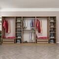 Dulap pentru haine, Hanah Home, Nisa, 360x210x52 cm, Dore