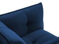 Fotoliu, Canna, Mazzini Sofas, 90x100x88 cm, catifea, albastru regal