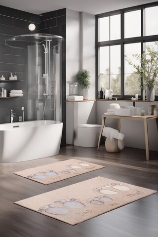 Set covorase de baie, Cartwright, CT-5198, Poliester, Multicolor