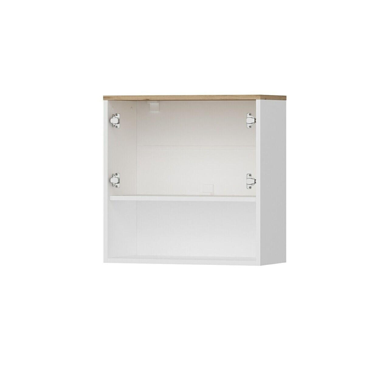 Dulap multifunctional, Hanah Home, Viona, 67x67x30 cm, Coș adânc / Alb — imaginea 7