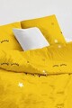 Lenjerie de pat pentru o persoana 2 piese, Dide - Yellow, Eponj Home, 65% bumbac/35% poliester