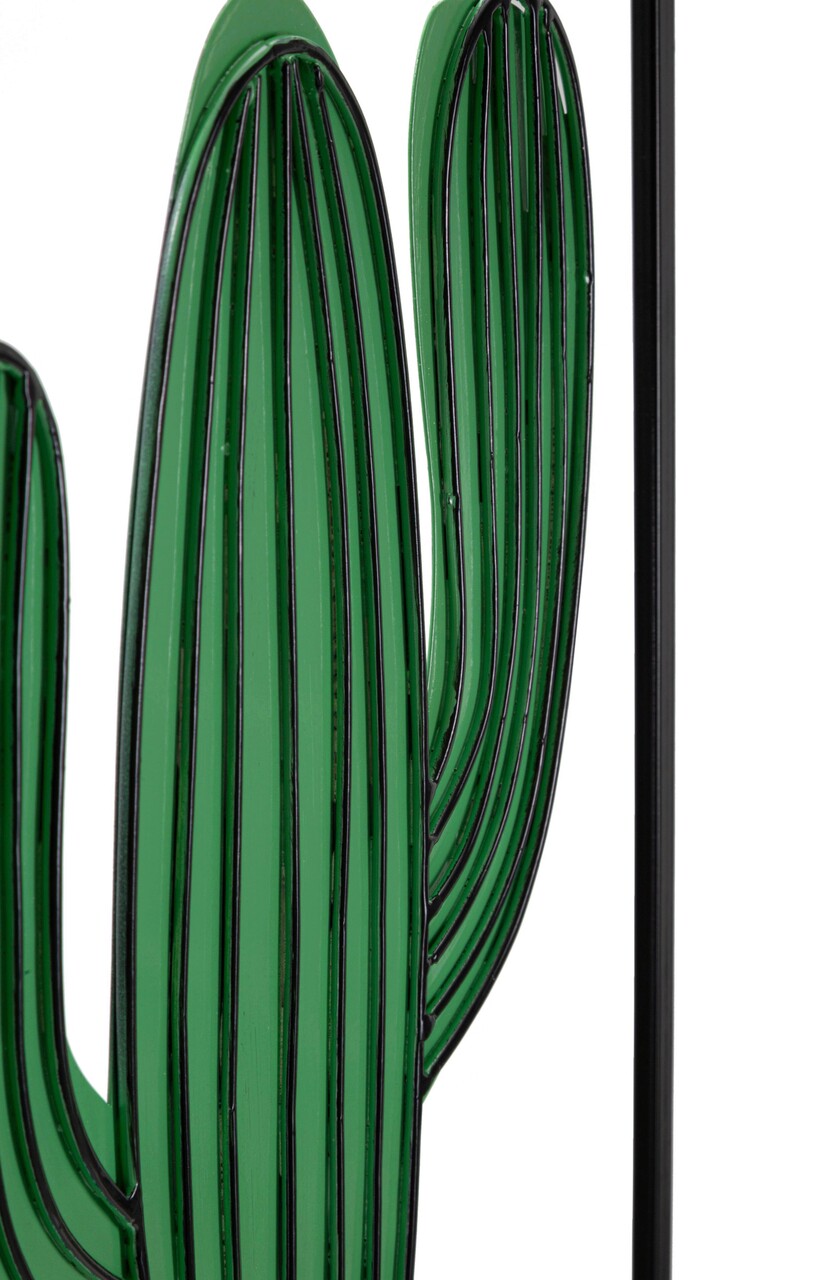 Set 3 decoratiuni de perete Cactus, Mauro Ferretti, 33x46.5 cm, fier, multicolor - imagine 5