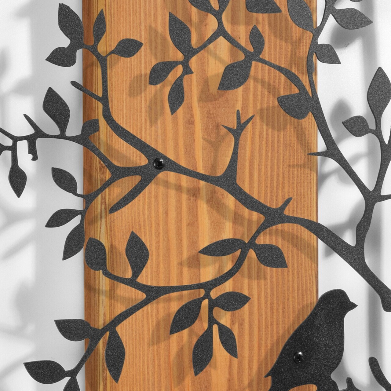 Decoratiune de perete, Nidra, Cadru: Lemn (Grosime: 2 cm), Nuc negru — imaginea 4