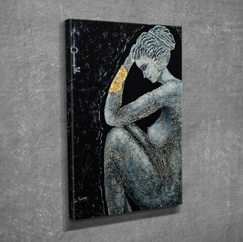 Tablou decorativ, dc264, canvas, lemn, multicolor