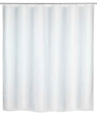 Perdea de dus, wenko, palais, 180 x 200 cm, poliester, alb